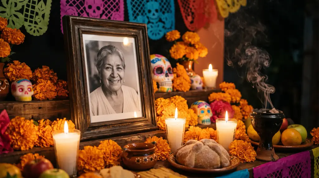 fotos para altar de muertos
